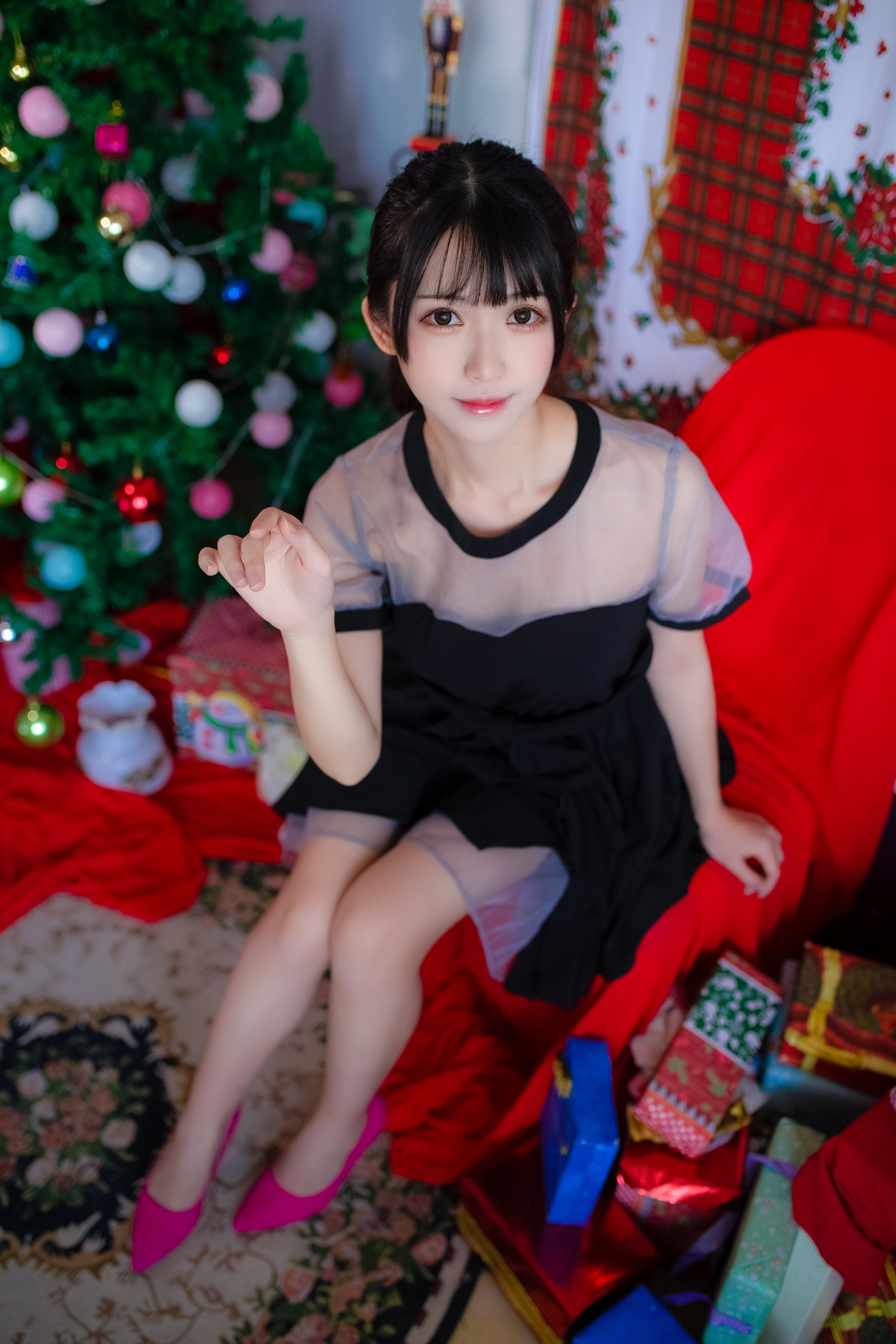 图片[1]-鳗鱼霏儿 – NO.013 加藤惠 礼服 [13P]-XikXak